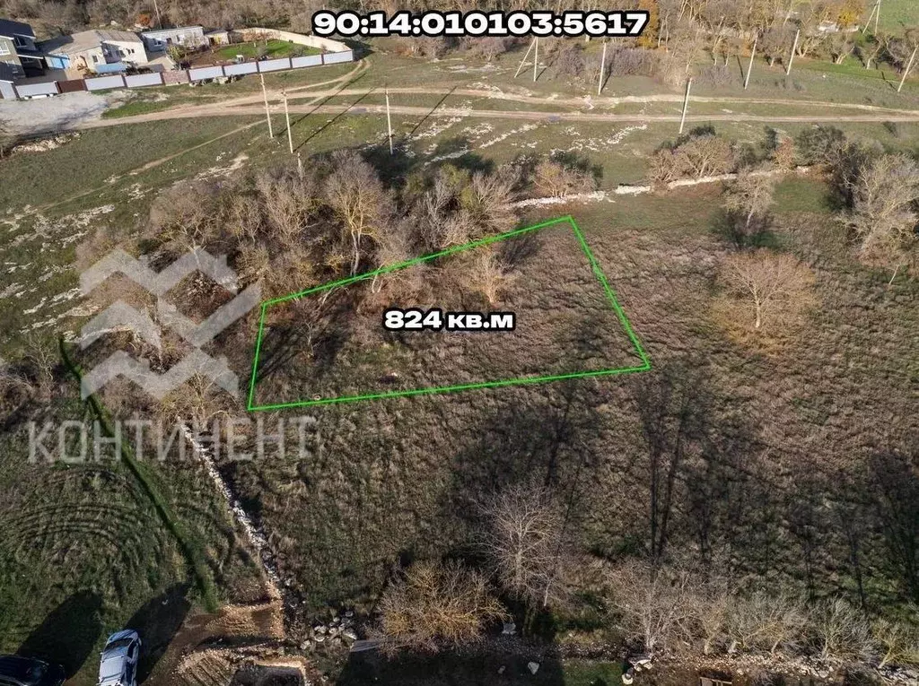 Участок в Крым, Черноморское пгт ул. Солнечная (8.24 сот.) - Фото 1