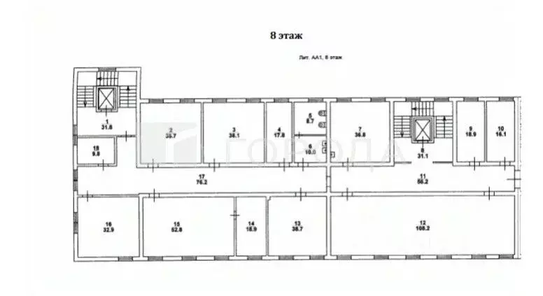 Офис в Новосибирская область, Новосибирск Советская ул., 4А (16 м) - Фото 2