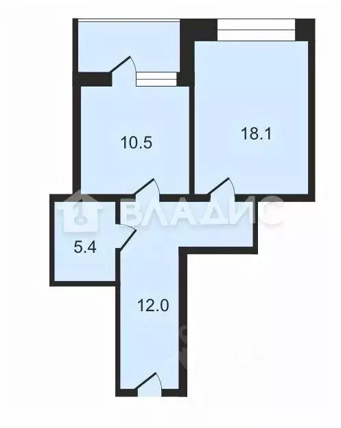 1-к кв. Владимирская область, Владимир ул. Токарева, 1Г (46.0 м) - Фото 1