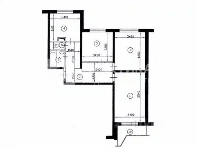 3-к кв. Москва ул. Островитянова, 34К1 (70.7 м) - Фото 2