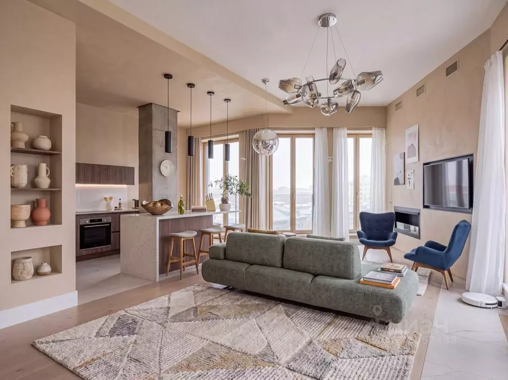 3-к кв. Москва ул. Ефремова, 10к1 (125.0 м) - Фото 1