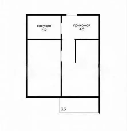 1-комнатная квартира: аул Новая Адыгея, Бжегокайская улица, 90/3к2 (31 ... - Фото 1
