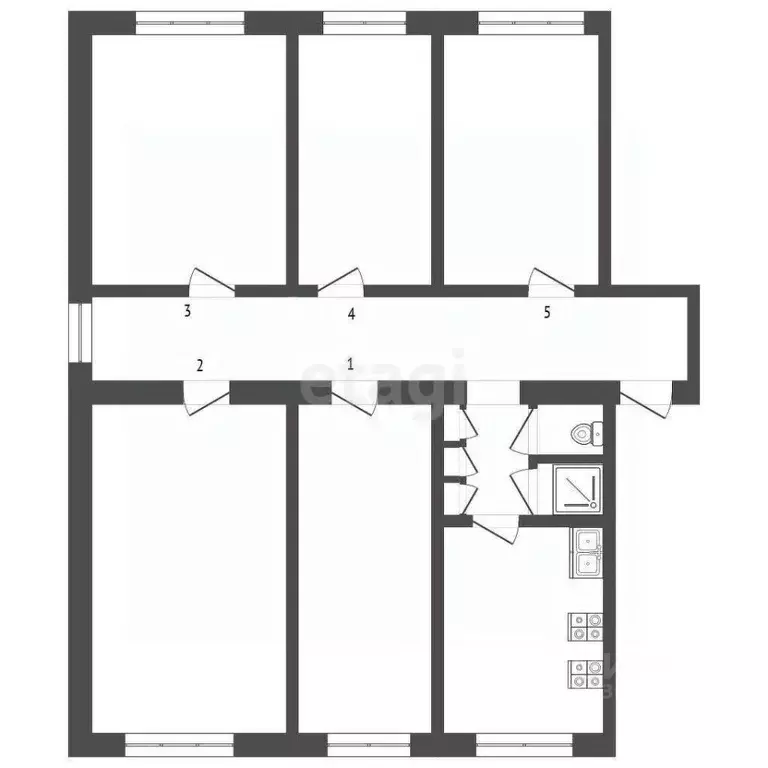 Комната Ярославская область, Ярославль ул. Добрынина, 13 (14.0 м) - Фото 1