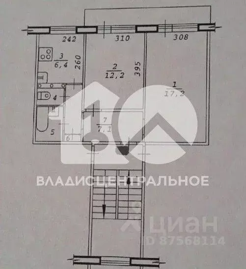 2-к кв. Новосибирская область, Новосибирск Выборная ул., 103 (47.1 м) - Фото 1