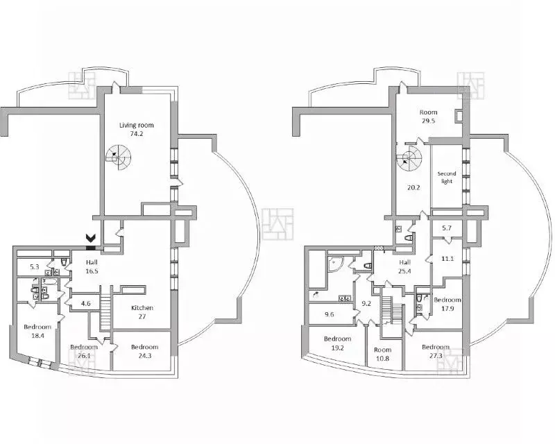 6-к кв. Москва Ленинский просп., 116К1 (500.0 м) - Фото 1