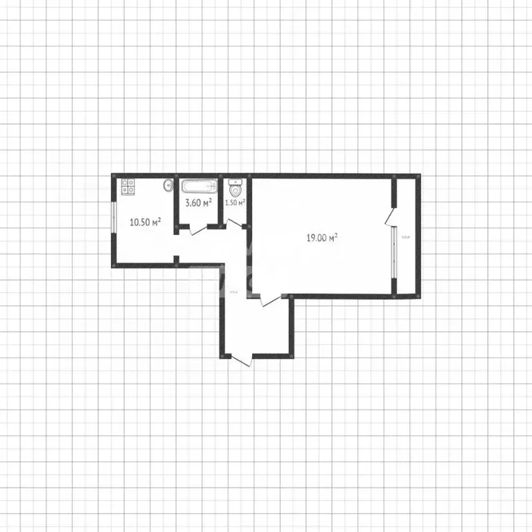 1-к кв. Липецкая область, Липецк ул. 4-я Пятилетка, 5 (41.0 м) - Фото 2