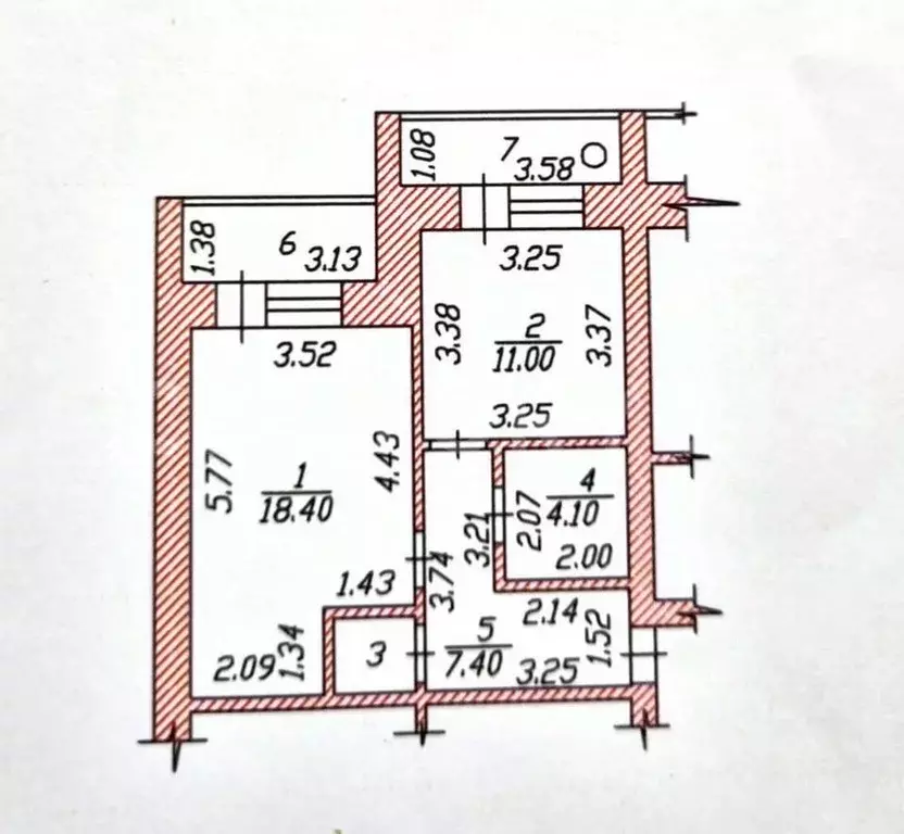 1-к кв. Чувашия, Чебоксары ул. Строителей, 5 (42.4 м) - Фото 1