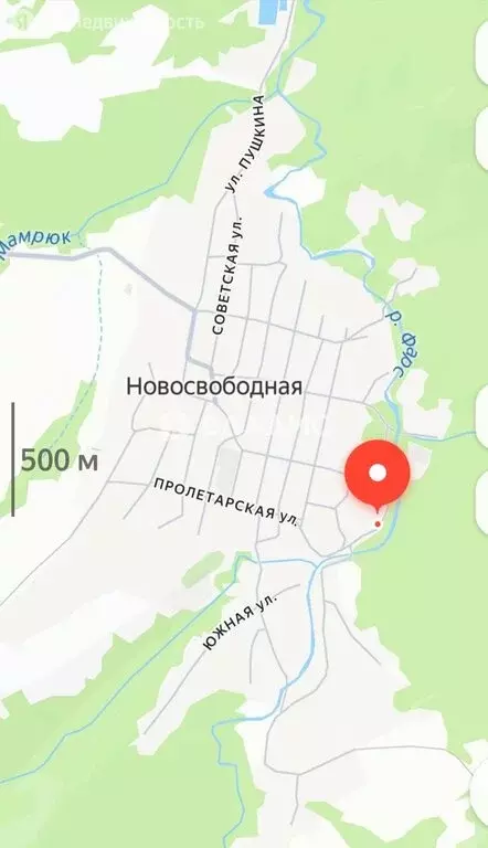 Участок в станица Новосвободная, Речная улица (35.5 м) - Фото 2