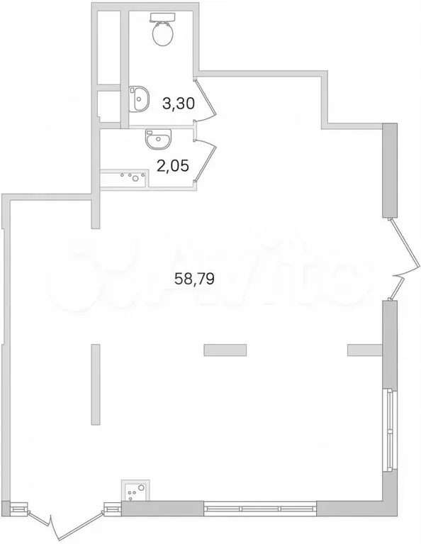 Продам помещение свободного назначения, 64.14 м - Фото 0