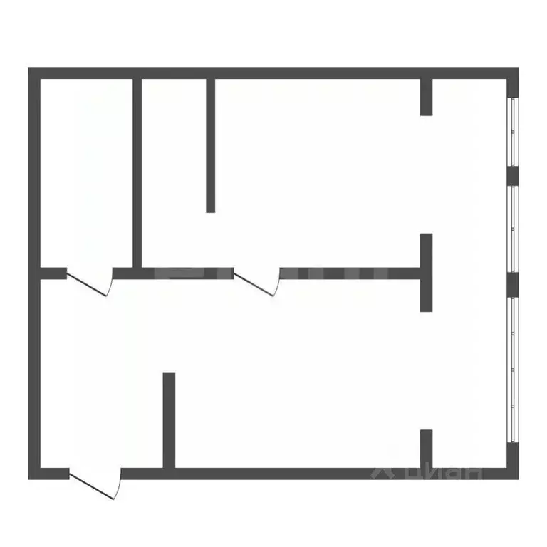 1-к кв. Санкт-Петербург Лиговский просп., 271 (47.5 м) - Фото 2