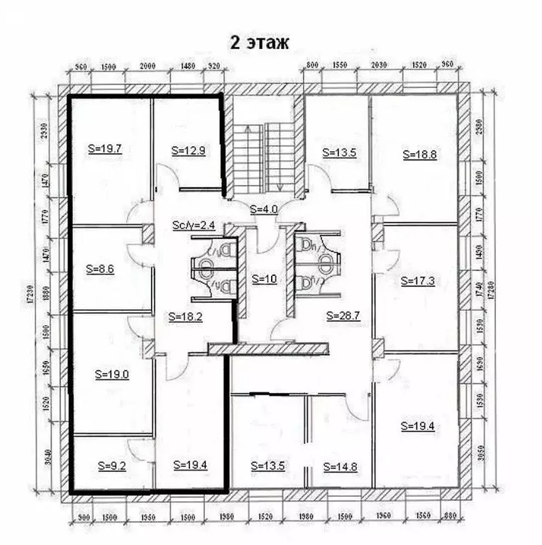 Помещение свободного назначения (119 м) - Фото 1