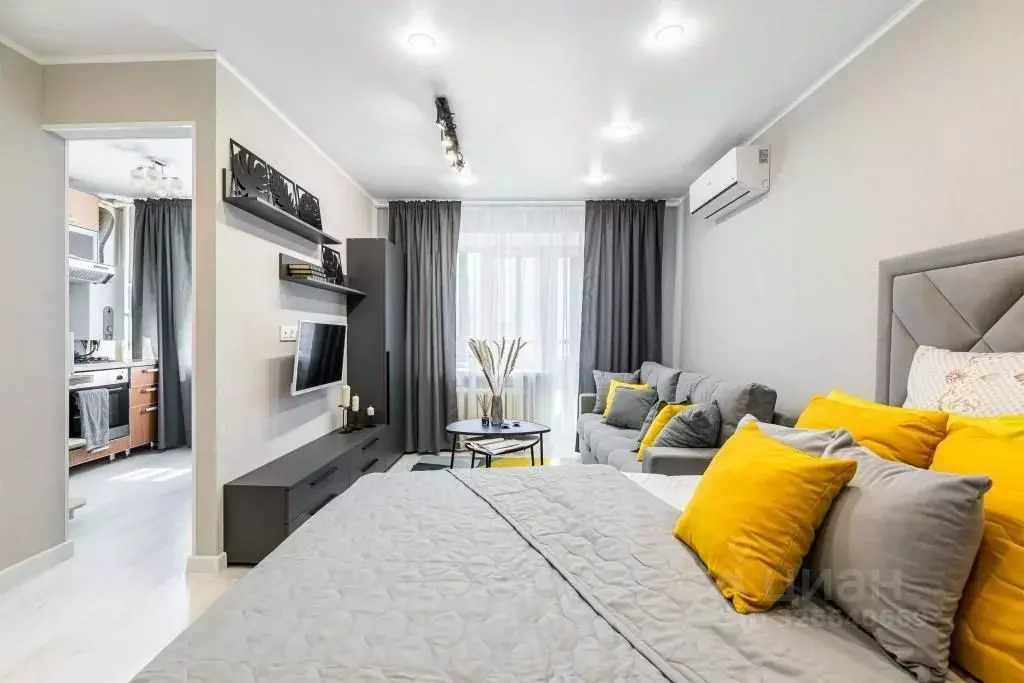 1-к кв. Татарстан, Казань ул. Карла Маркса, 25 (39.0 м) - Фото 2