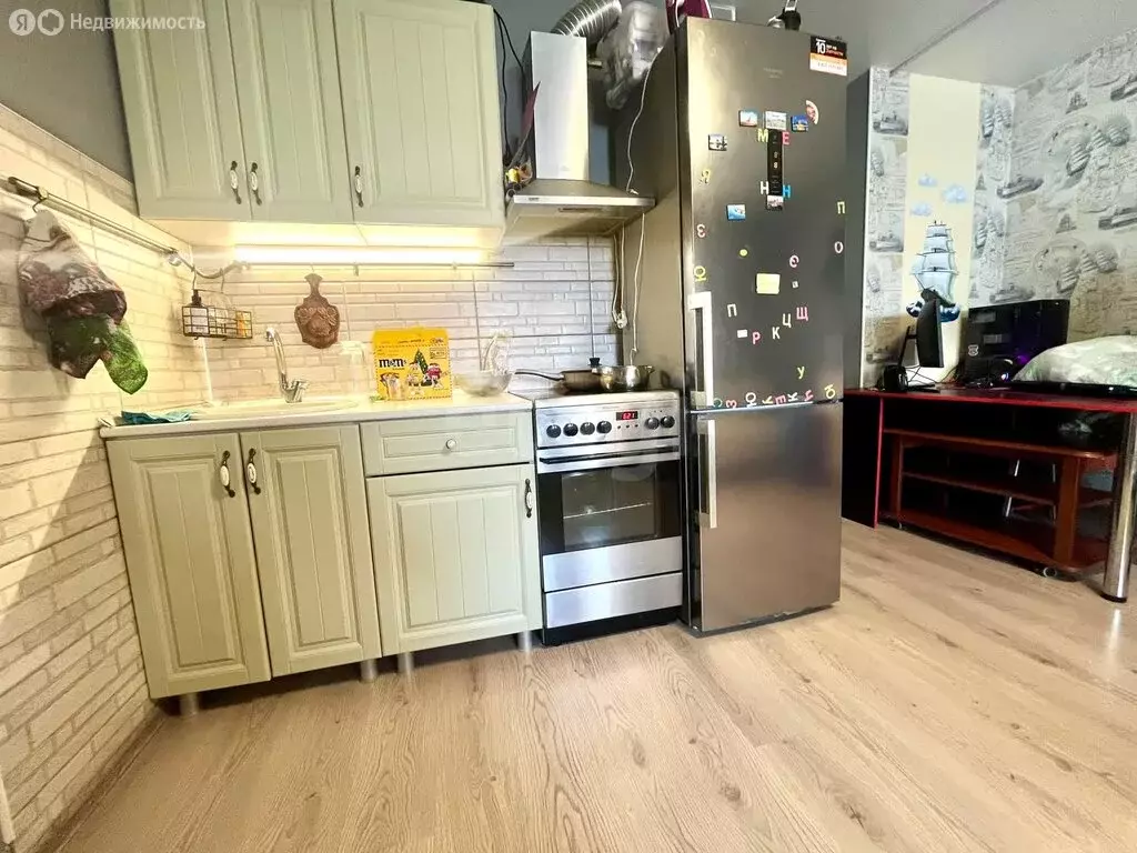 Квартира-студия: посёлок Металлплощадка, Молодёжная улица, 52Б (24.5 ... - Фото 2