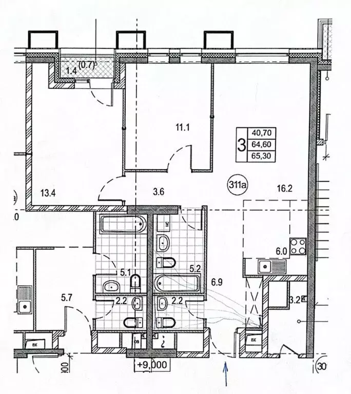 3-комнатная квартира: Люберцы, улица Кирова, 11 (67.13 м) - Фото 0