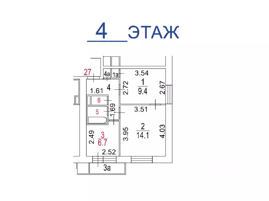 2-к кв. Москва Шереметьевская ул., 45 (38.9 м) - Фото 2
