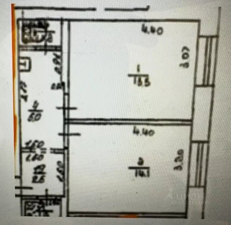 2-к кв. Башкортостан, Уфа ул. Уфимское Шоссе, 18 (37.8 м) - Фото 2
