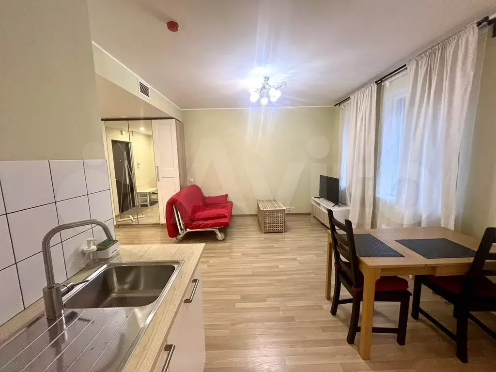 Квартира-студия, 32,4 м, 2/6 эт. - Фото 1