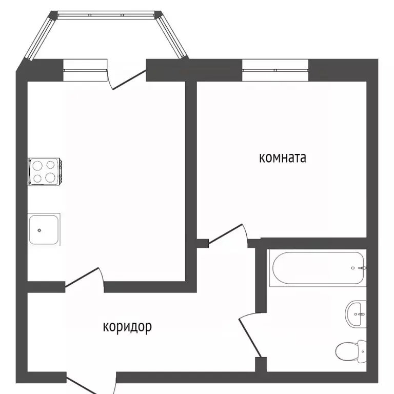 1-к кв. Ярославская область, Ярославль Городищенская ул., 44к2 (37.8 ... - Фото 1