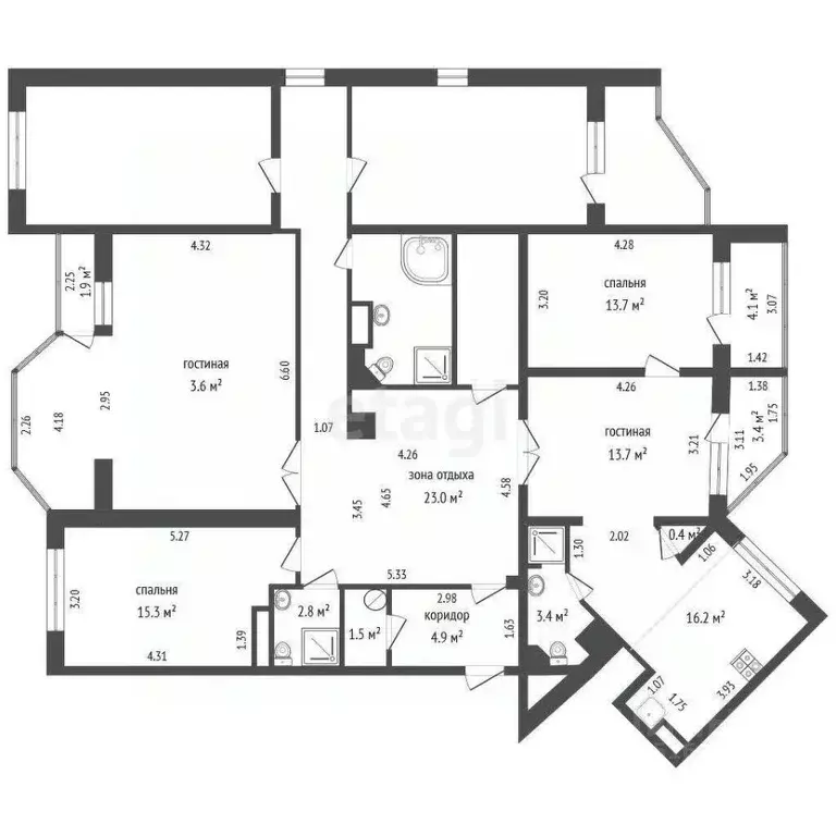 4-к кв. Крым, Судак ул. Ленина, 96 (200.1 м) - Фото 2