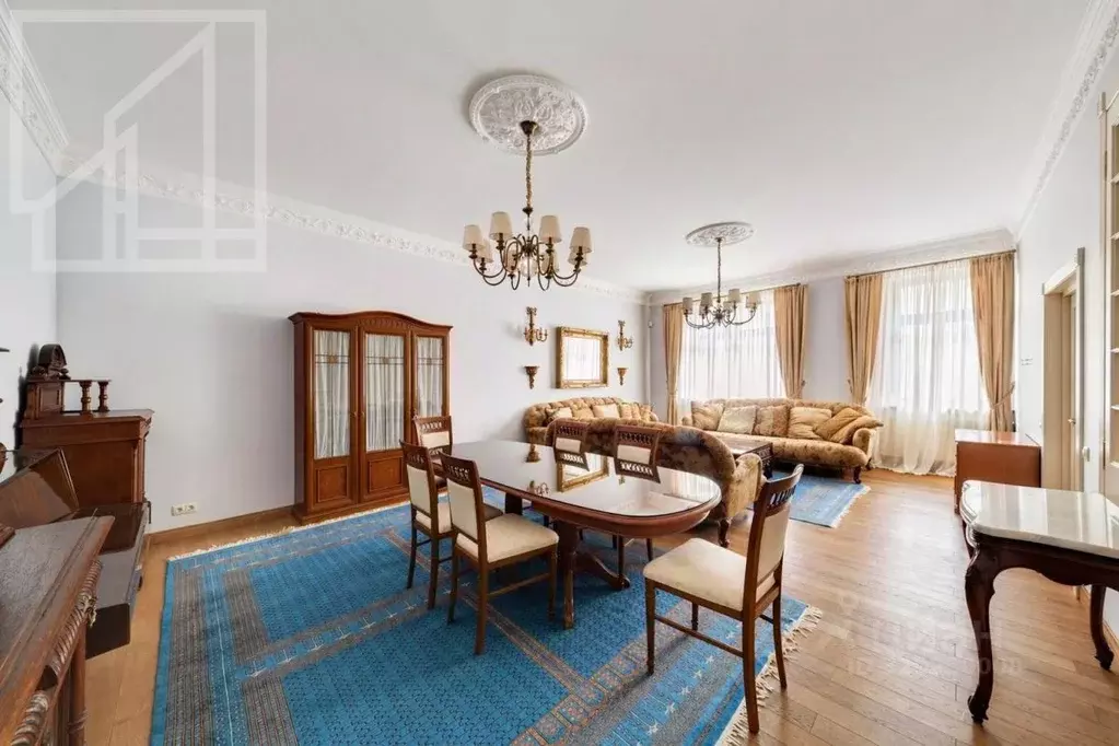 4-к кв. Москва пер. Хилков, 1 (175.0 м) - Фото 1