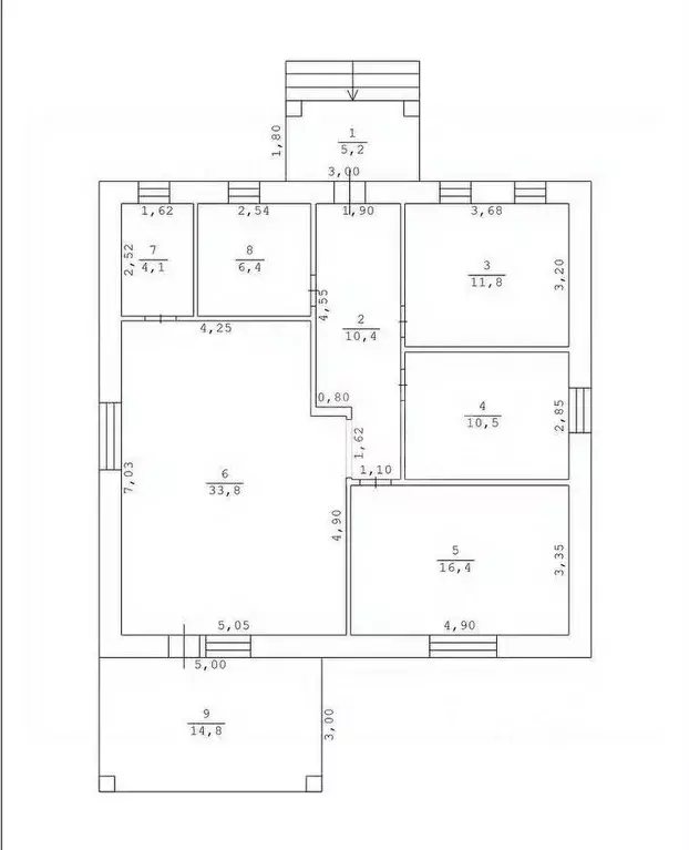 Дом в Башкортостан, Уфа городской округ, с. Нагаево 6 (117 м) - Фото 2