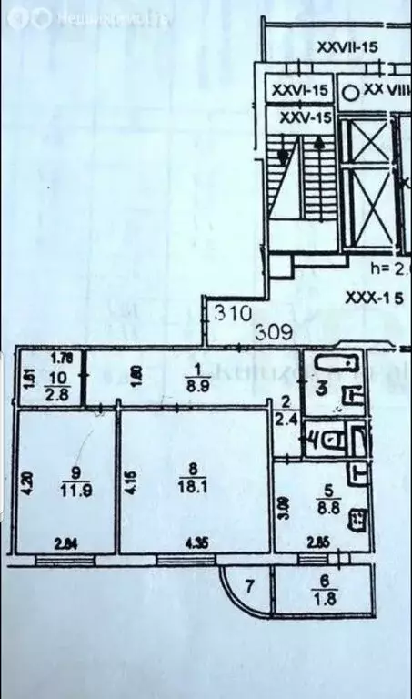 2-комнатная квартира: Краснознаменск, улица Связистов, 10 (57.1 м) - Фото 0