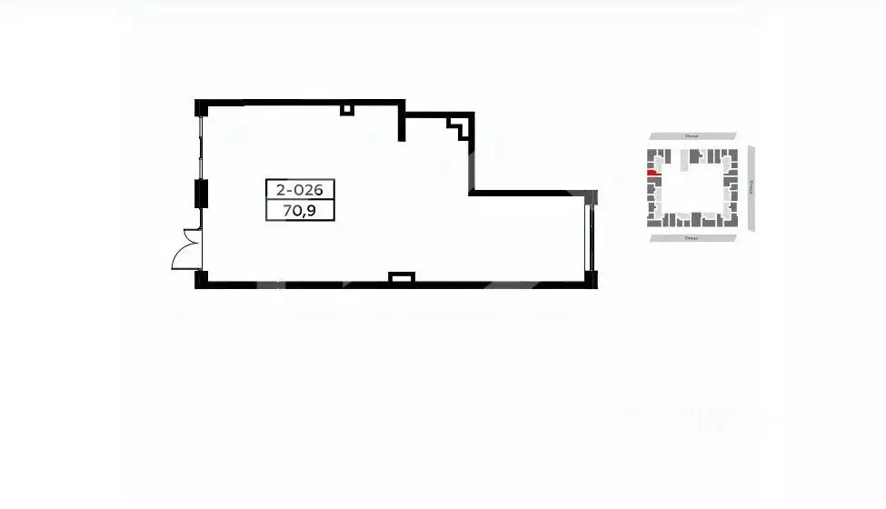 Помещение свободного назначения в Москва Родные кварталы жилой ... - Фото 2