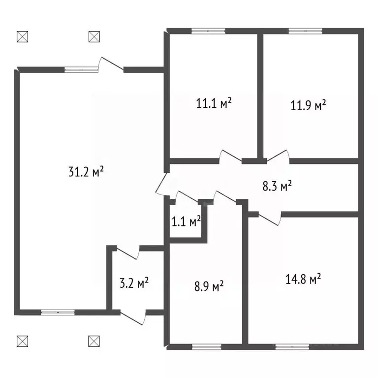 Дом в Воронежская область, с. Новая Усмань пер. Первомайский, 5 (110 ... - Фото 2