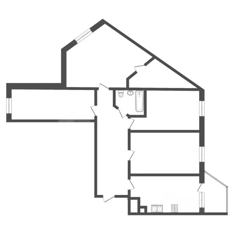 4-к кв. Тюменская область, Тюмень ул. Тимофея Чаркова, 81 (100.0 м) - Фото 1