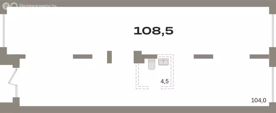 Помещение свободного назначения (108.46 м) - Фото 1