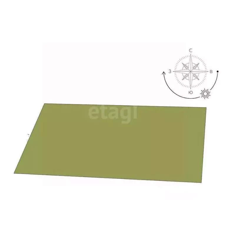 Участок в Крым, Евпатория городской округ, Новоозерное пгт, Ветерок ... - Фото 2