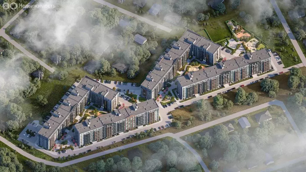 2-комнатная квартира: посёлок Малое Исаково, Первая улица, 1к4 (59.2 ... - Фото 1