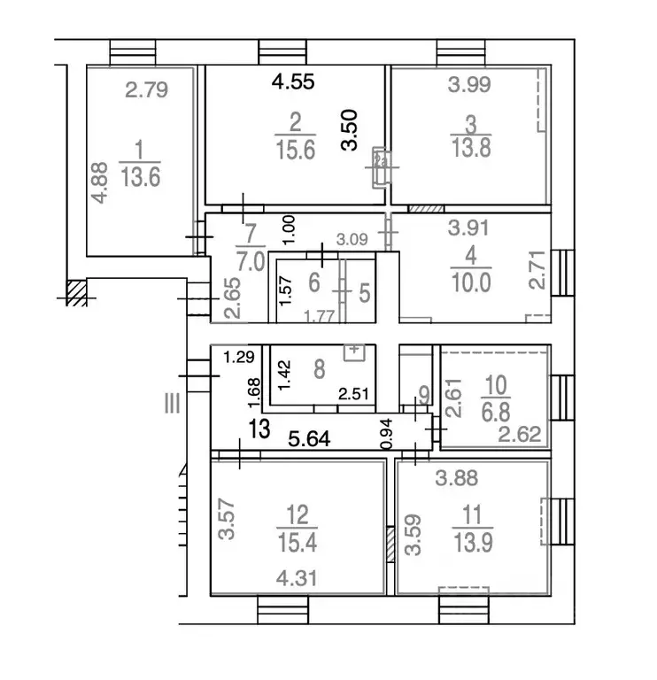 Помещение свободного назначения в Москва ул. Кедрова, 4К2 (119 м) - Фото 1