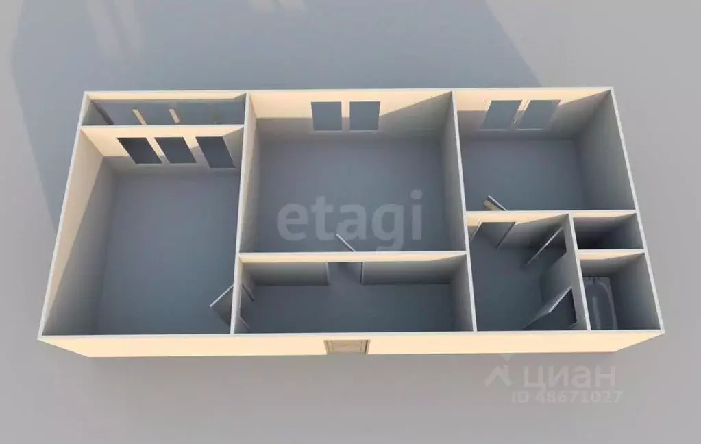 2-к кв. Сахалинская область, Долинск ул. Вилкова, 13 (53.0 м) - Фото 2