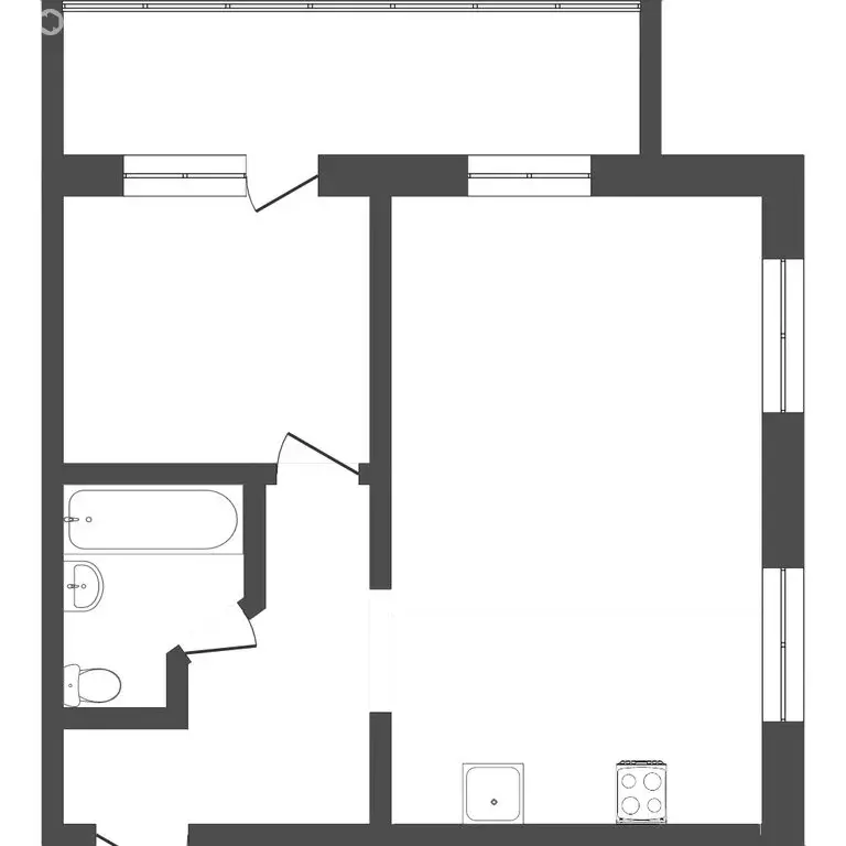 1-комнатная квартира: Тюмень, Солнечный проезд, 7 (54.8 м) - Фото 0