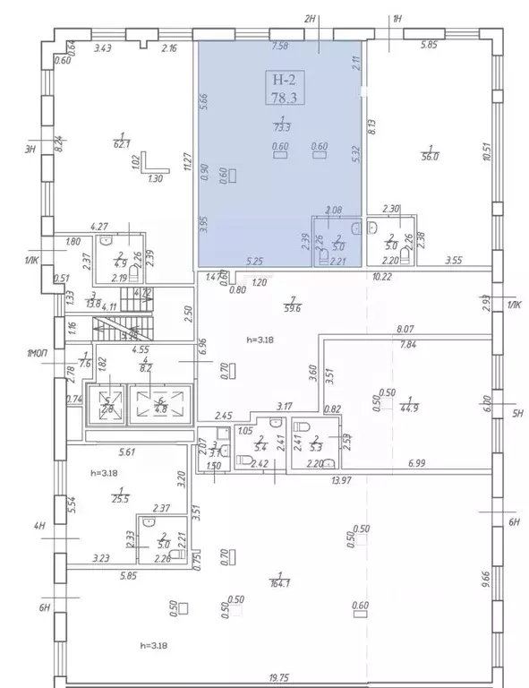 Помещение свободного назначения в Санкт-Петербург просп. Энгельса, 27Т ... - Фото 1