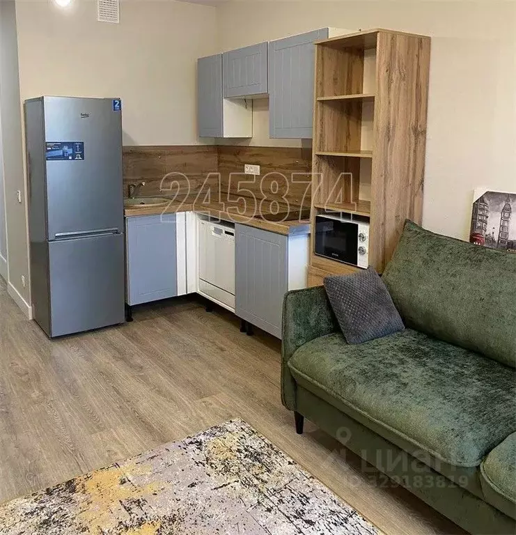 Студия Москва № 2 кв-л, 5с1 (25.0 м) - Фото 1