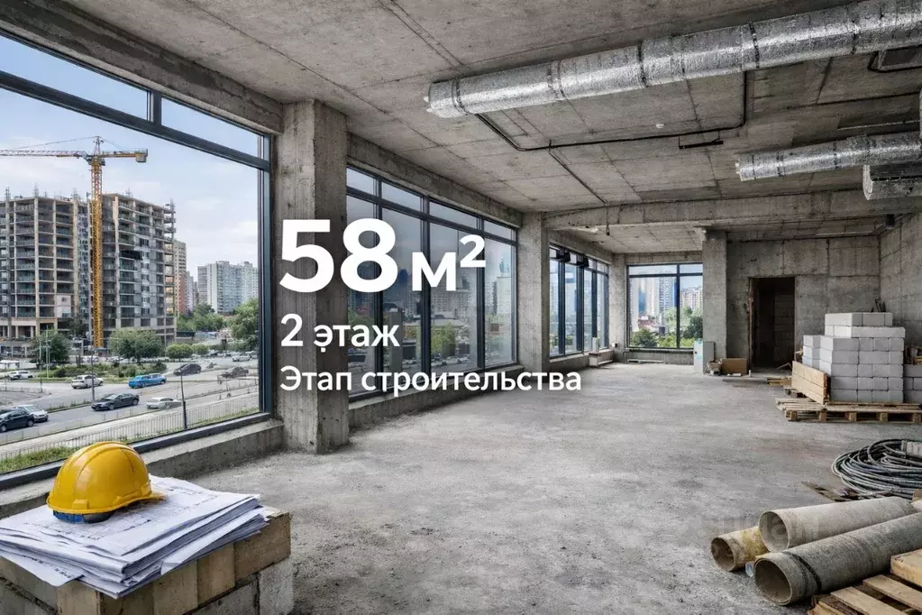 Офис в Тюменская область, Тюмень ш. Рощинское, 2к10 (58 м) - Фото 2