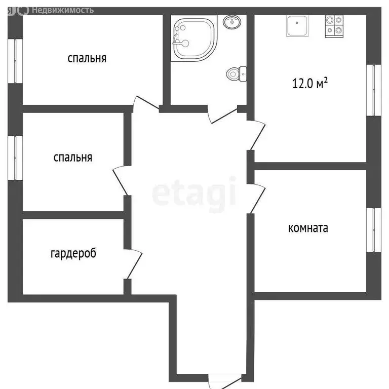 3-комнатная квартира: Москва, Донская улица, 8 (92.9 м) - Фото 0