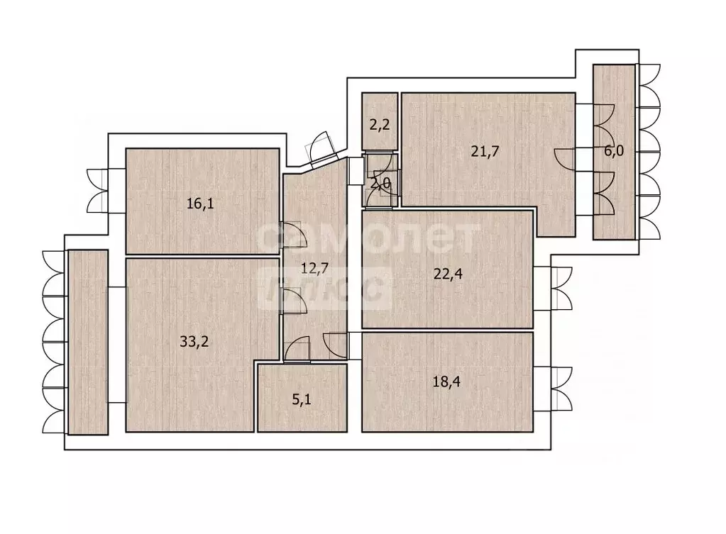 4-к кв. Тюменская область, Тюмень Холодильная ул., 15 (134.8 м) - Фото 2
