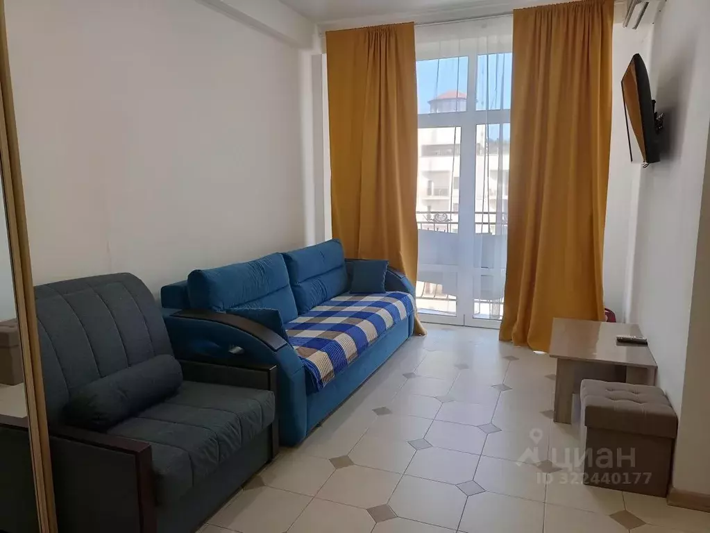 Студия Краснодарский край, Сочи Мамайка мкр, ул. Крымская, 69/1 (35.0 ... - Фото 1