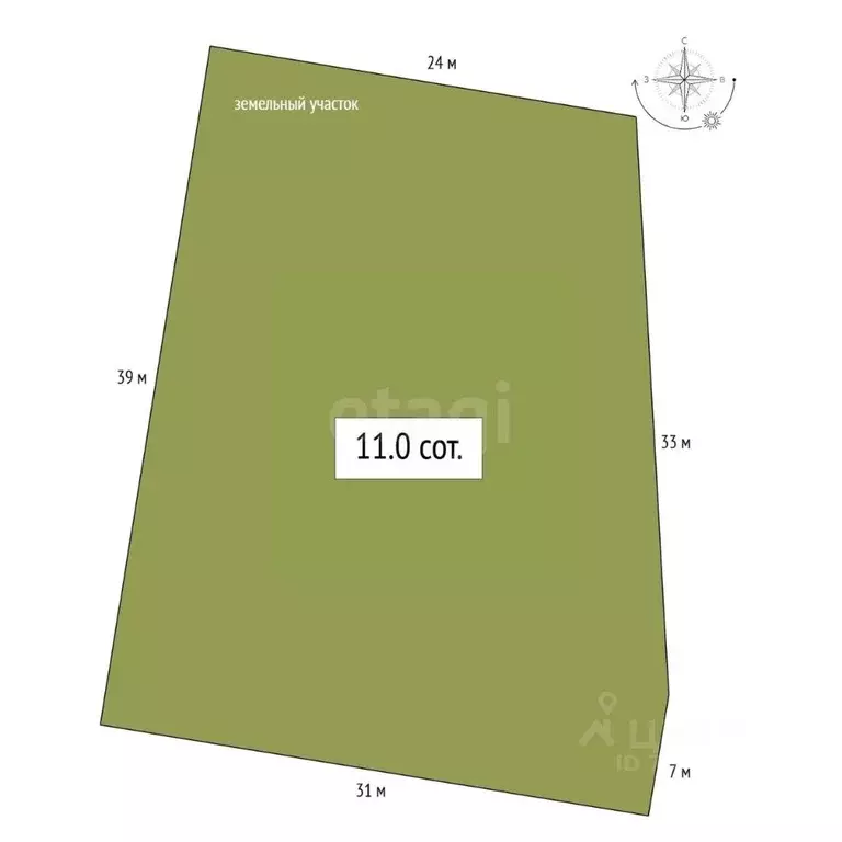 Участок в Алтай, Майминский район, с. Подгорное  (11.0 сот.) - Фото 2