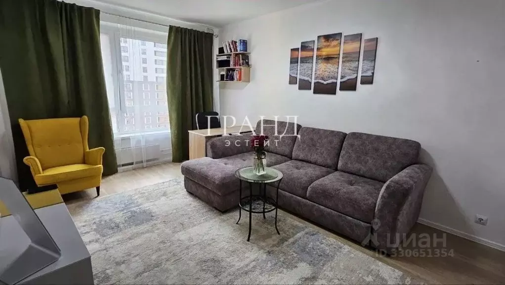 2-к кв. Москва ул. Саларьевская, 14к2 (65.0 м) - Фото 1