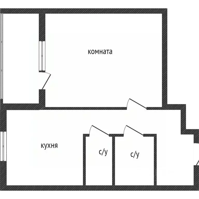 1-к кв. Воронежская область, Воронеж ул. Березовая Роща, 8а (39.6 м) - Фото 2