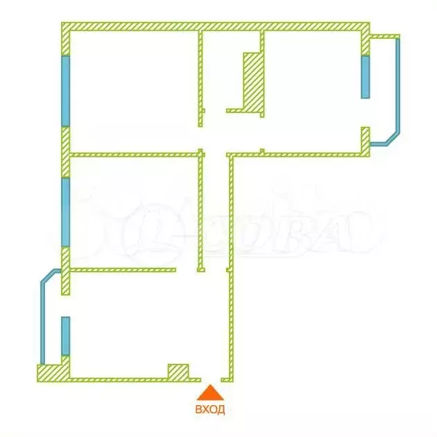 3-к. квартира, 90 м, 2/14 эт. - Фото 0