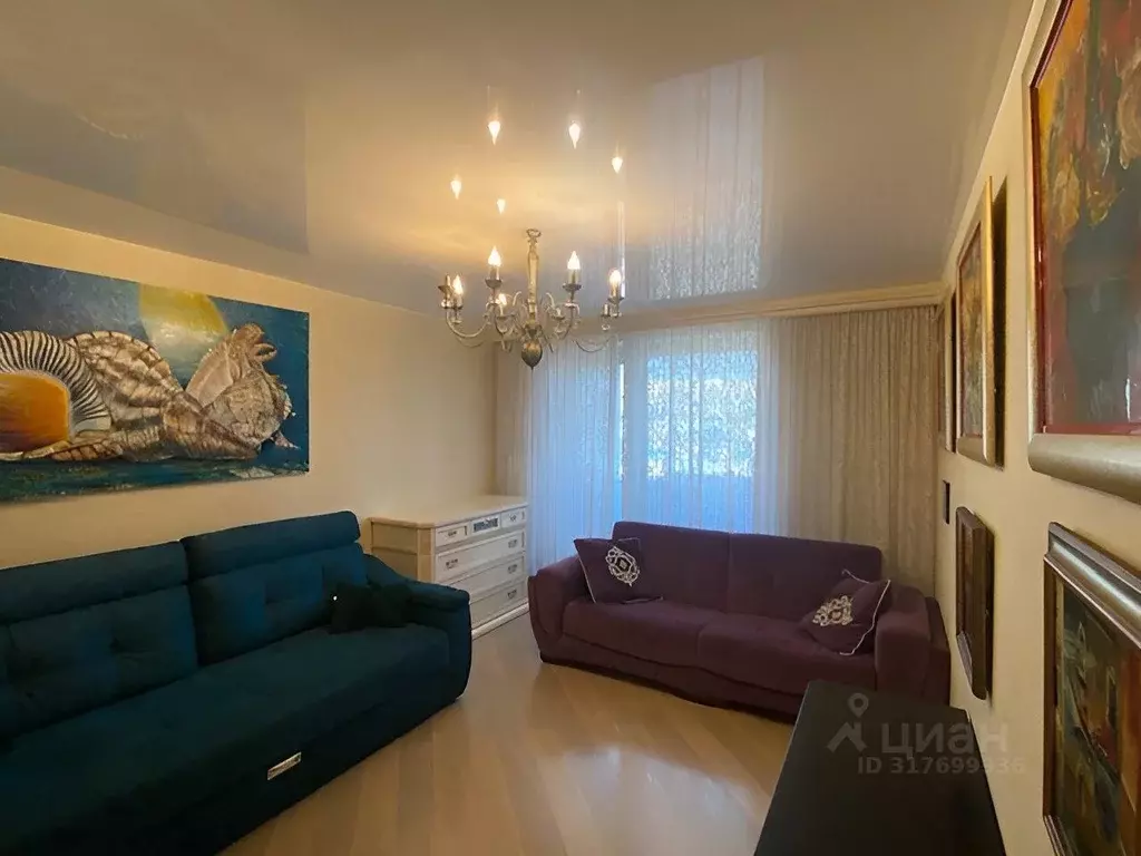 Квартира, 1 комната, 39.4 м - Фото 1