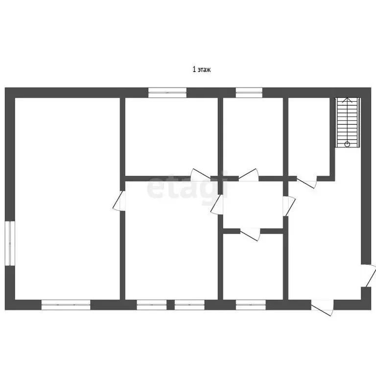 Дом в село Мотмос, Октябрьская улица (180 м) - Фото 1