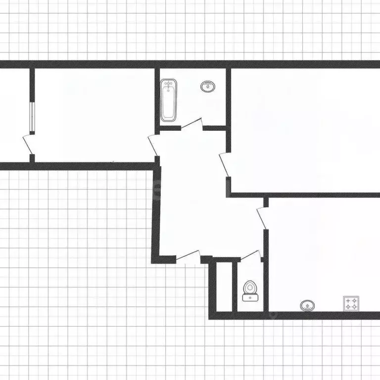 2-к кв. Белгородская область, Белгород ул. Виктора Лосева, 29 (59.3 м) - Фото 2