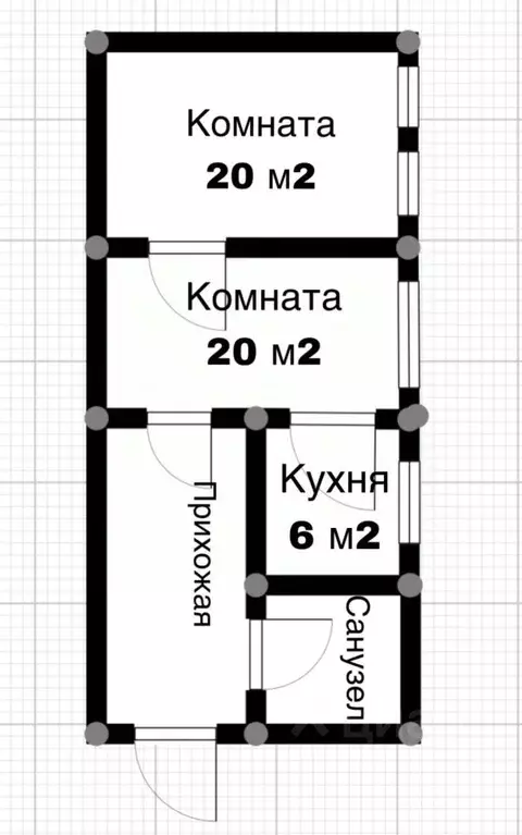 2-к кв. Кабардино-Балкария, Нальчик ул. Карашаева (55.0 м) - Фото 1