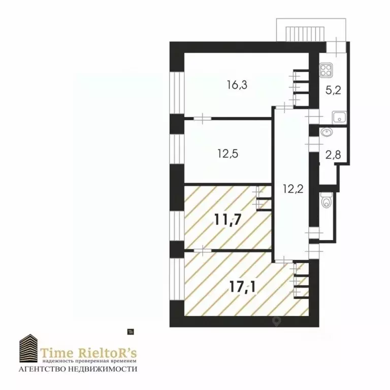 Комната Санкт-Петербург просп. Наставников, 46К2 (12.0 м) - Фото 2